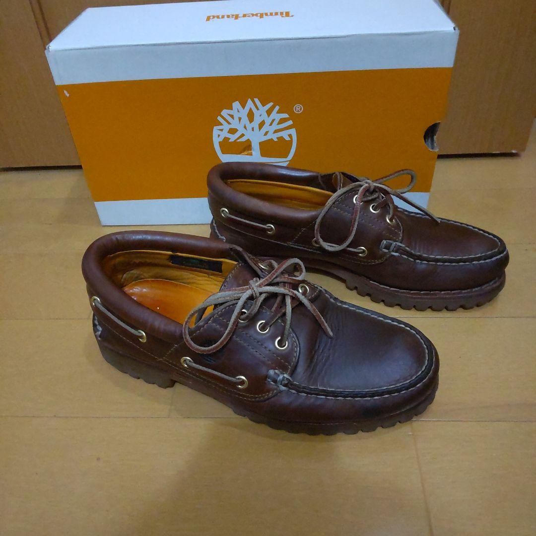 【ケア済】Timberland デッキシューズ 3eye