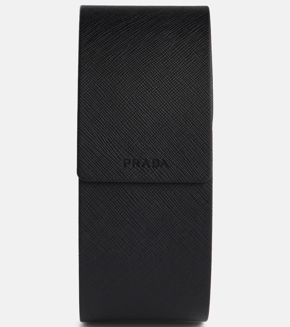 【定価8万/カニエウェスト着用】PRADA サイドロゴ サングラス ブラック