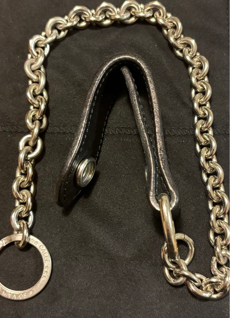 【美品】CALEE / 定番 / 本革ウォレットチェーン