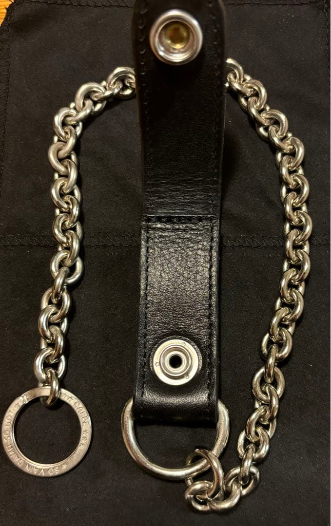 【美品】CALEE / 定番 / 本革ウォレットチェーン