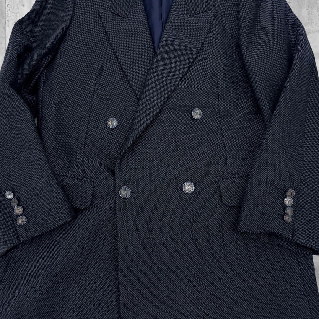 美品】Dior　クリスチャンディオール　ダブル　スーツ　ジャケット　ロゴボタン