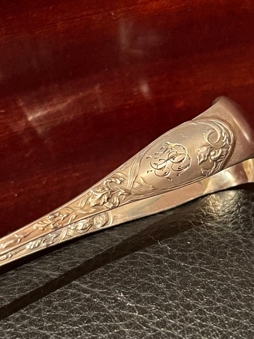 ピュイフォルカ　純銀製　950 トング　フランスアンティーク　スターリング