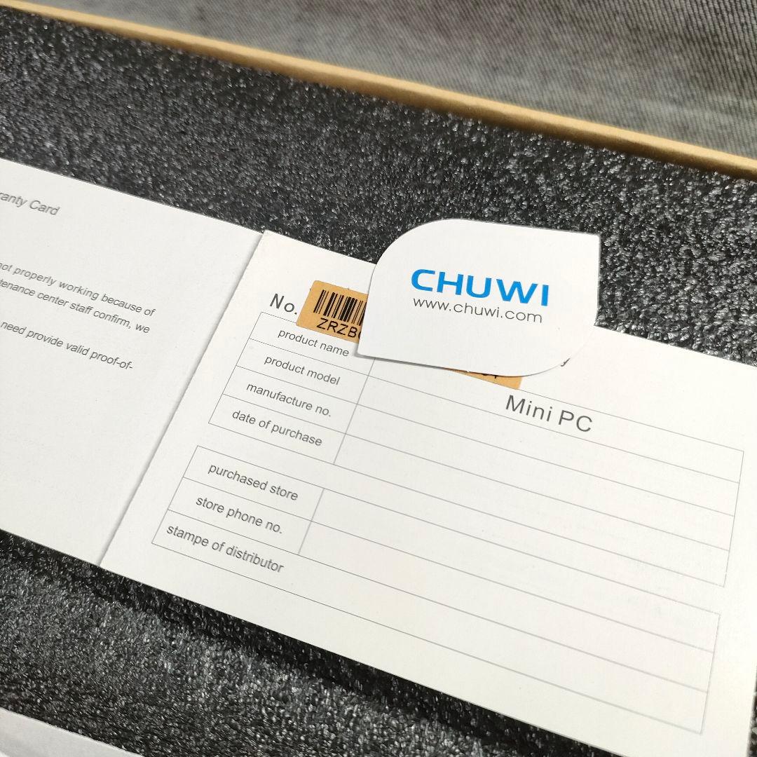 CHUWI RZBOX Ryzen9 4900H /16GB 512G小型PC