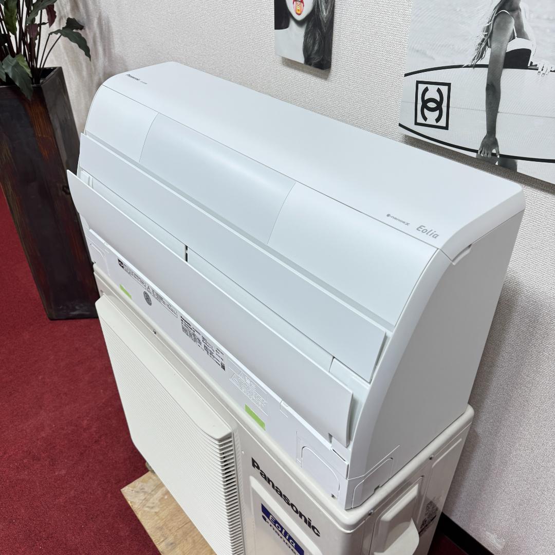 東京23区送料無料　美品パナソニック2.2kw　6畳用エアコン　分解清掃済み