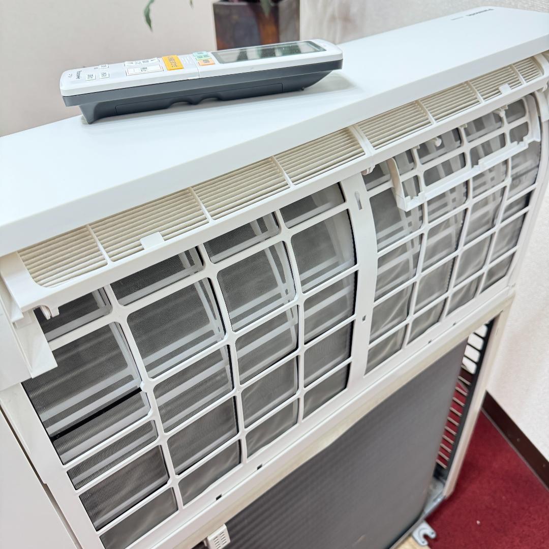 東京23区送料無料　美品パナソニック2.2kw　6畳用エアコン　分解清掃済み