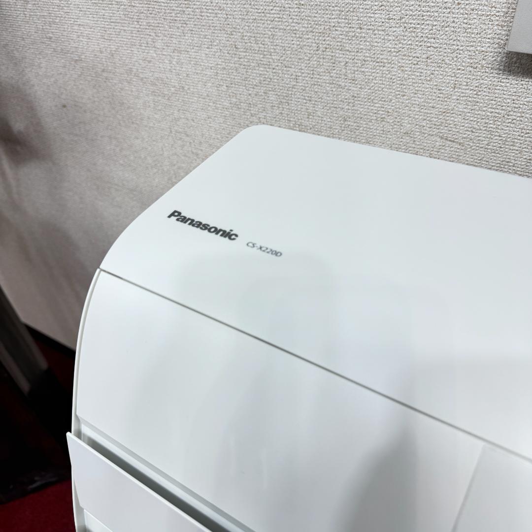 東京23区送料無料　美品パナソニック2.2kw　6畳用エアコン　分解清掃済み