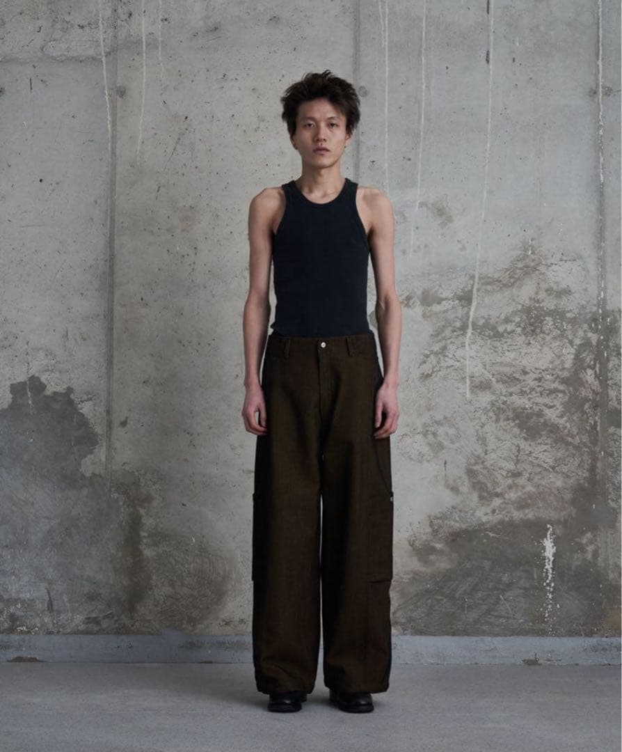 パンツ omar afridi Panelled Bontan Trousers