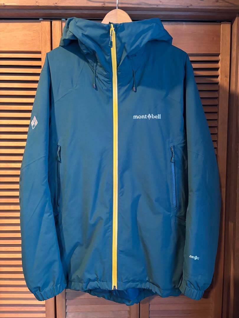 mont-bell パウダーステップパーカ　Ｌ グリーン