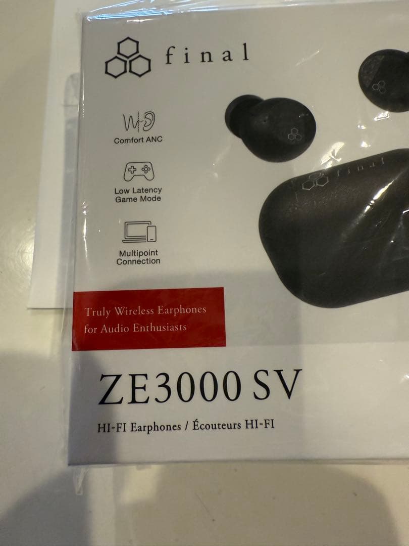 final ZE3000 SV ワイヤレスイヤフォン　ブラック　新品　未開封