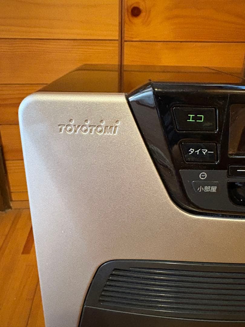TOYOTOMI 石油ファンヒーター　電気ヒーター　シルバー/ブラック