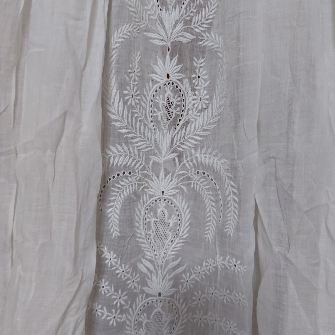 ベビードレス　刺繍　アンティーク　インナー付き　値下げ