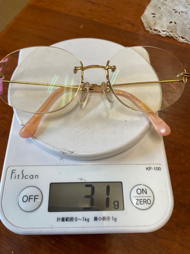 K*u様 Parisミキ K18ゴールド メガネ