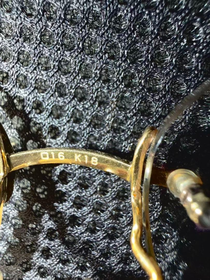 K*u様 Parisミキ K18ゴールド メガネ