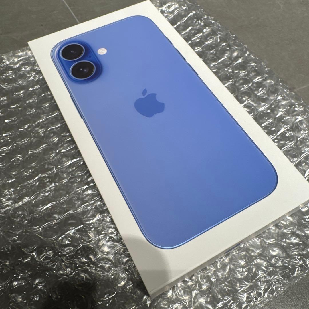 【新品未開封】iPhone16 128G SIMフリーウルトラマリン