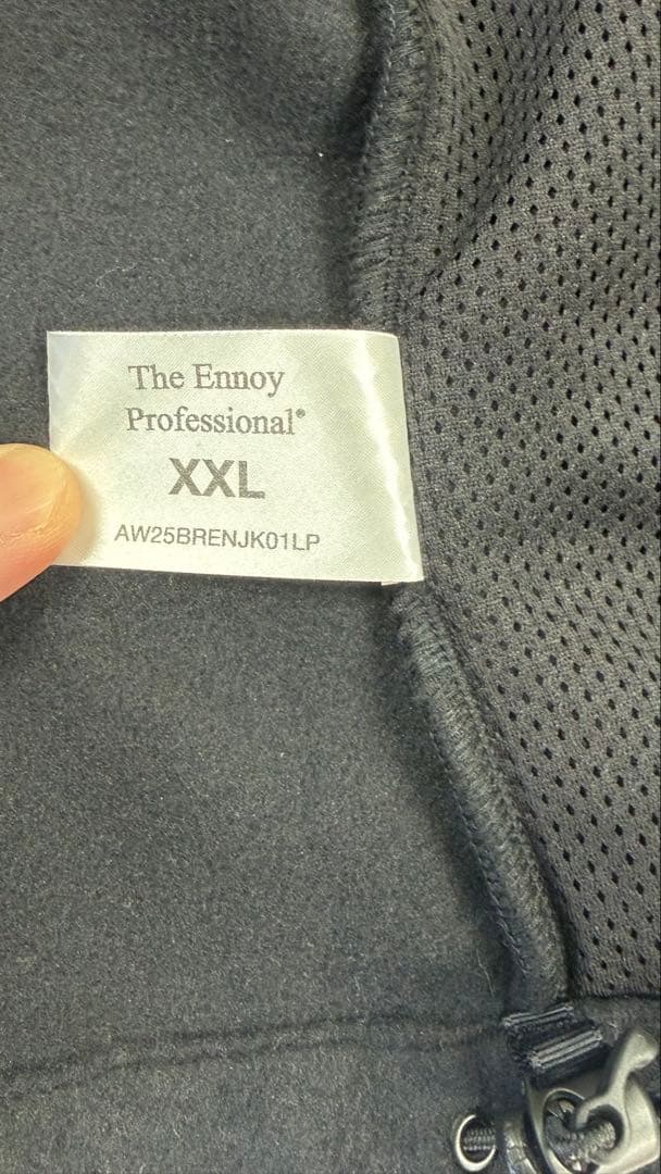 The Ennoy Professional フリースベスト XXL ブラック