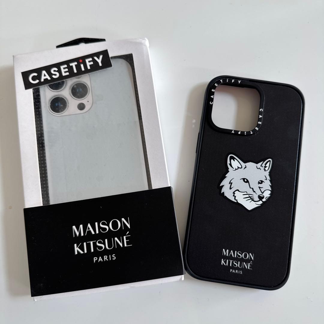 メゾン キツネ X CASETIFY iPhone 15pro maxケース