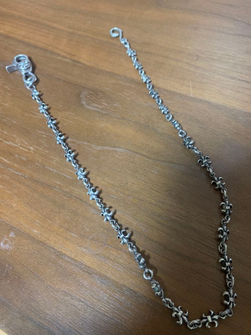 シルバー925 ウォレットチェーン フック型留め具