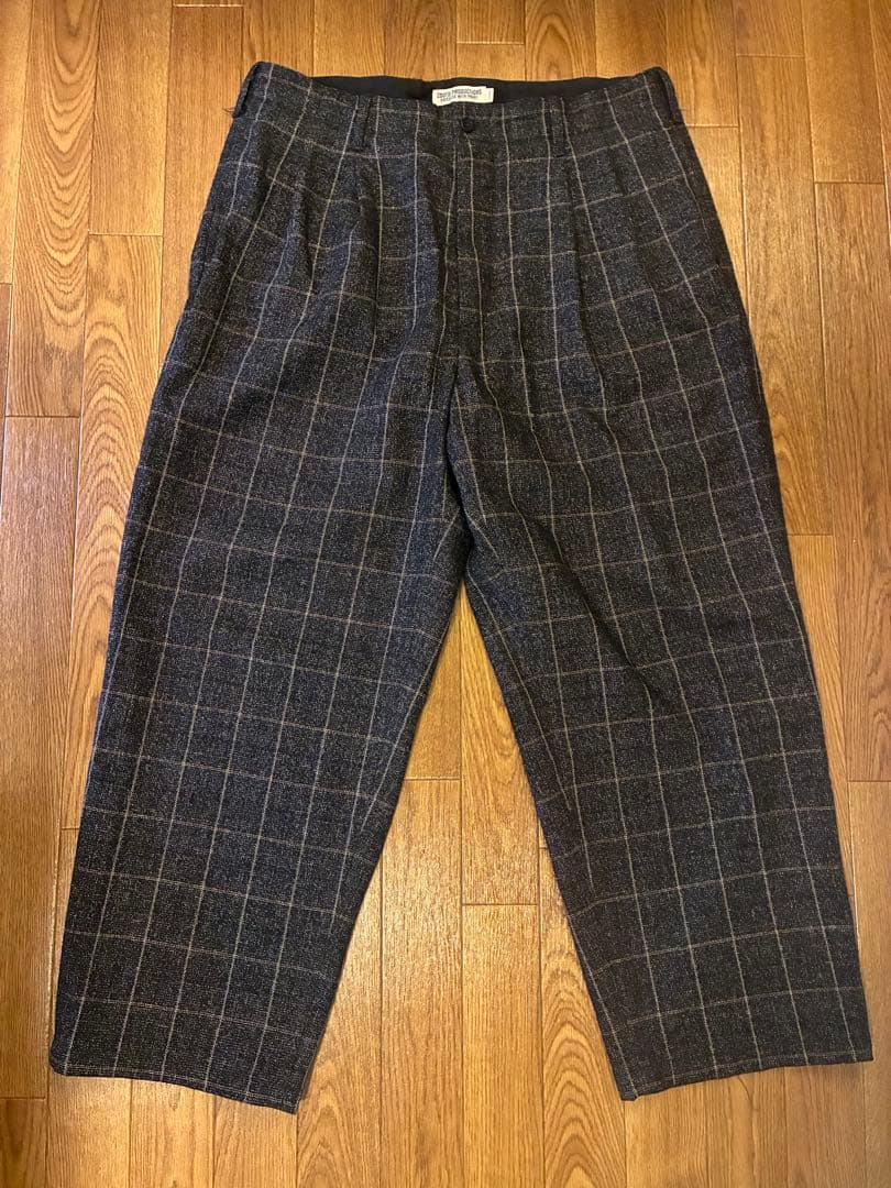 パンツ COOTIE Melange Wool 2 Tuck Trousers