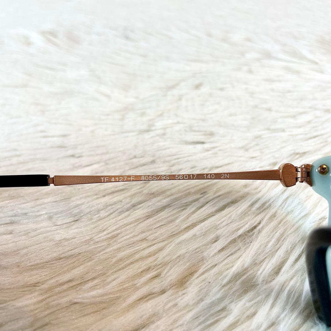 極美品　Tiffany＆Co　サングラス　TF4127-F　ブルーレンズ