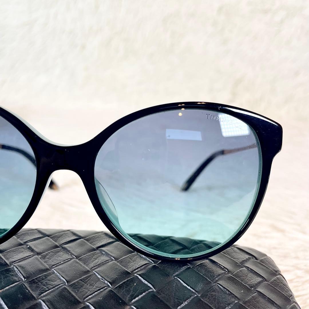 極美品　Tiffany＆Co　サングラス　TF4127-F　ブルーレンズ