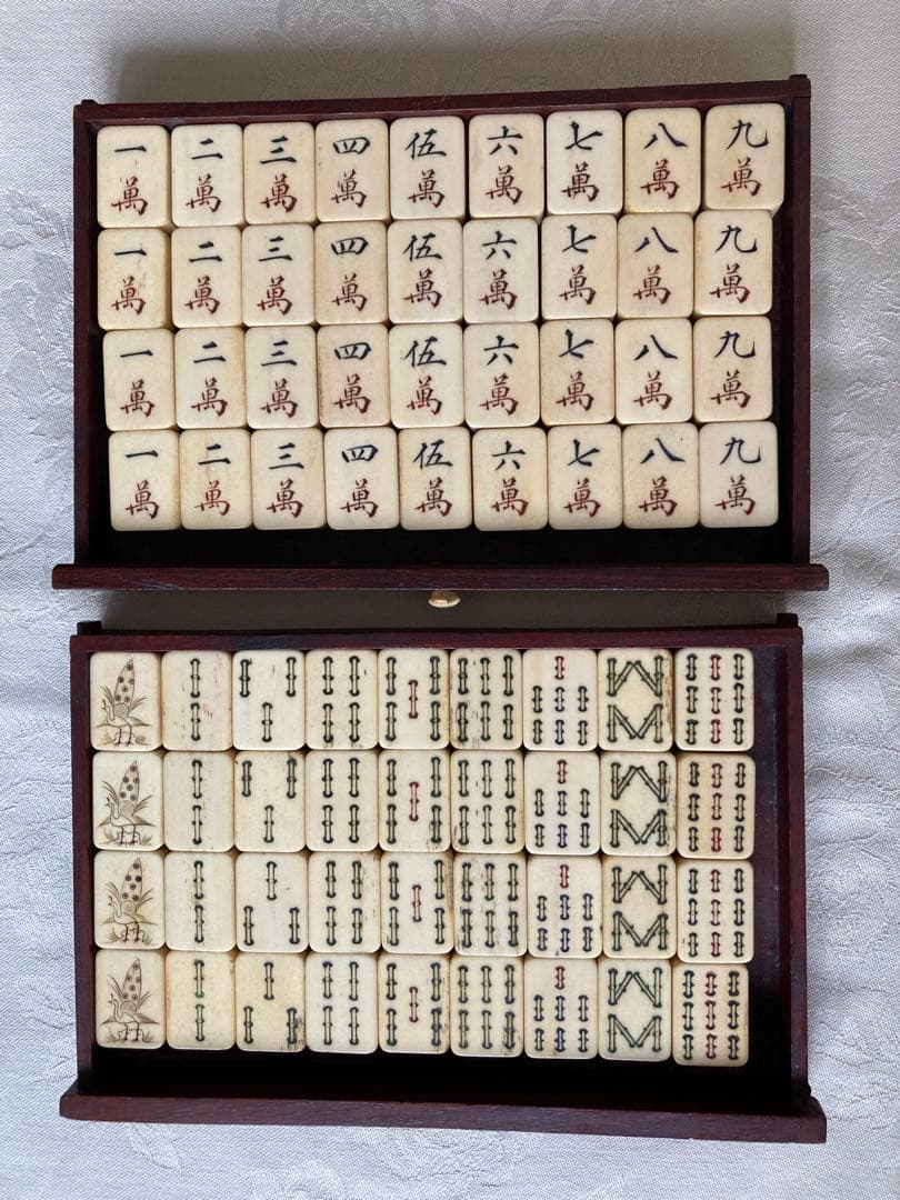 麻雀牌　骨牌　背竹牌