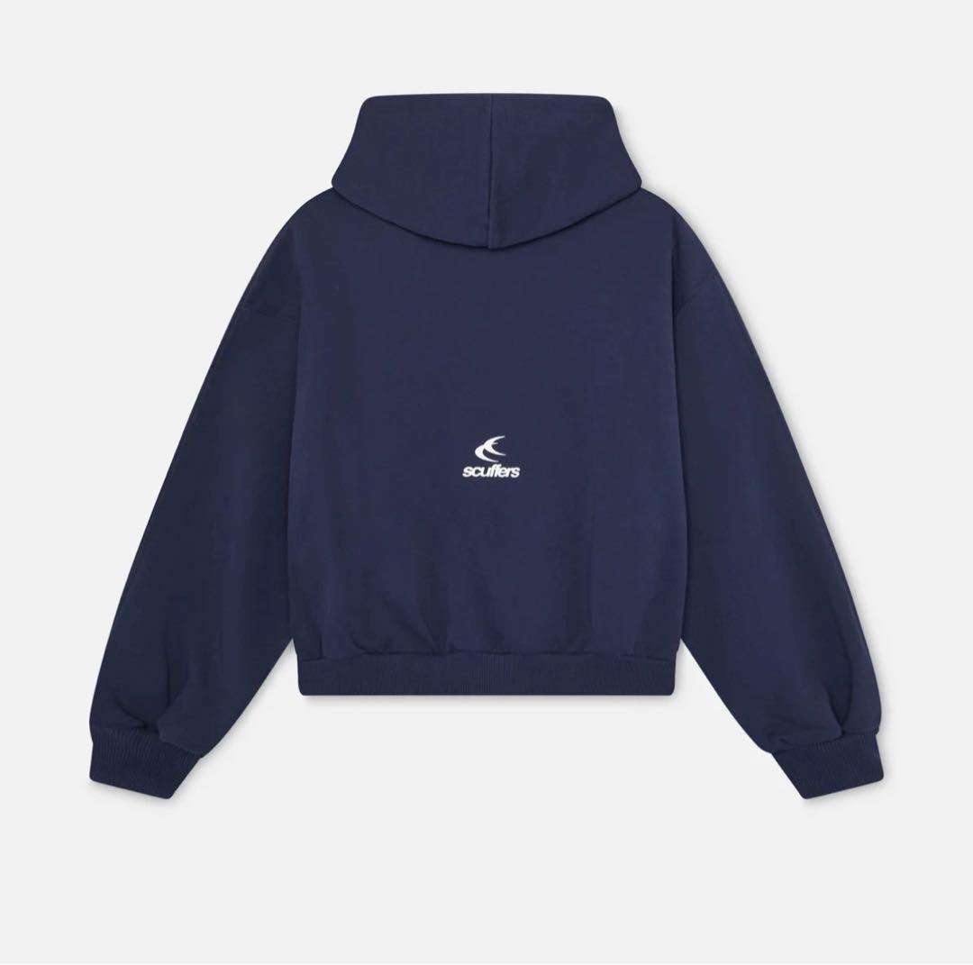 scuffers ネイビー フルジップ パーカー