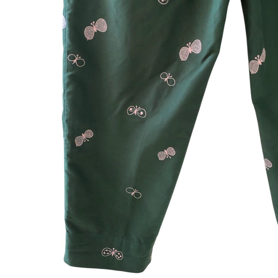 【美品】ミナペルホネン mina choucho ワイド テーパード パンツ