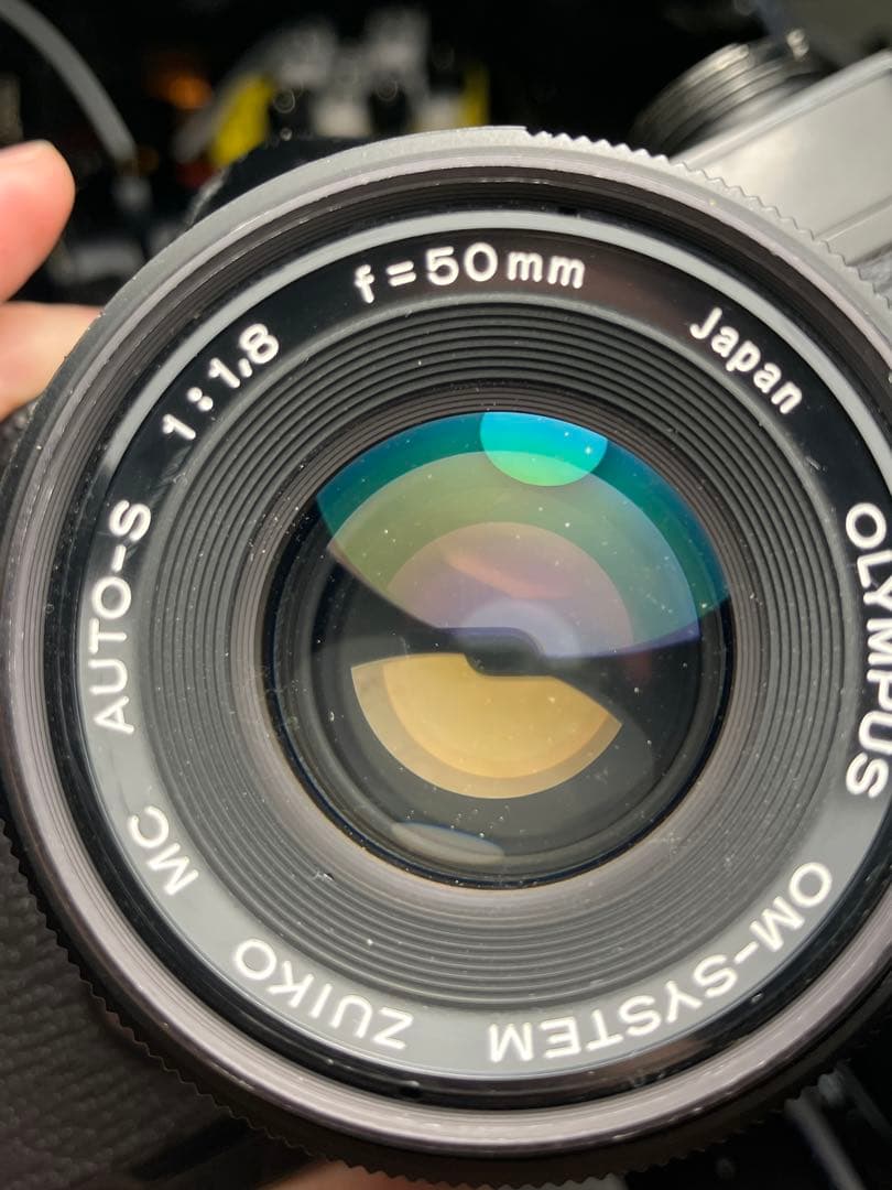 OLYMPUS OM2 + 50 1.8 フィルムカメラ 実用品 付属品あり