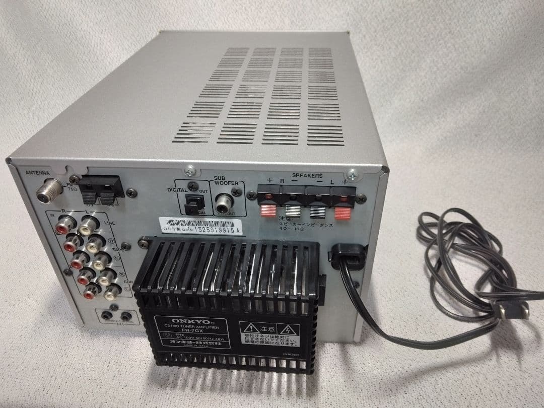ONKYO FR-7GX コンポ　スピーカー　D-S7GX　リモコン