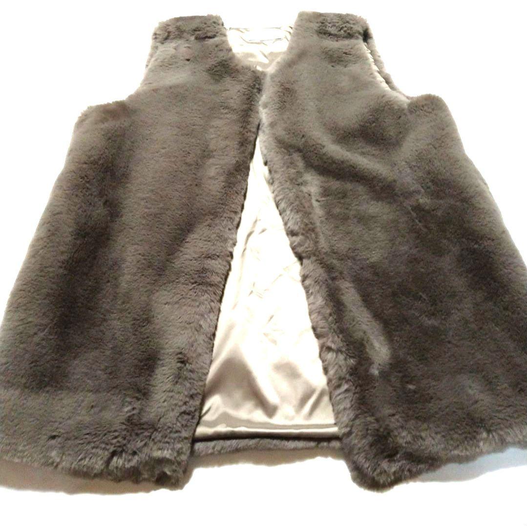 グレー系ブラウンファーベスト