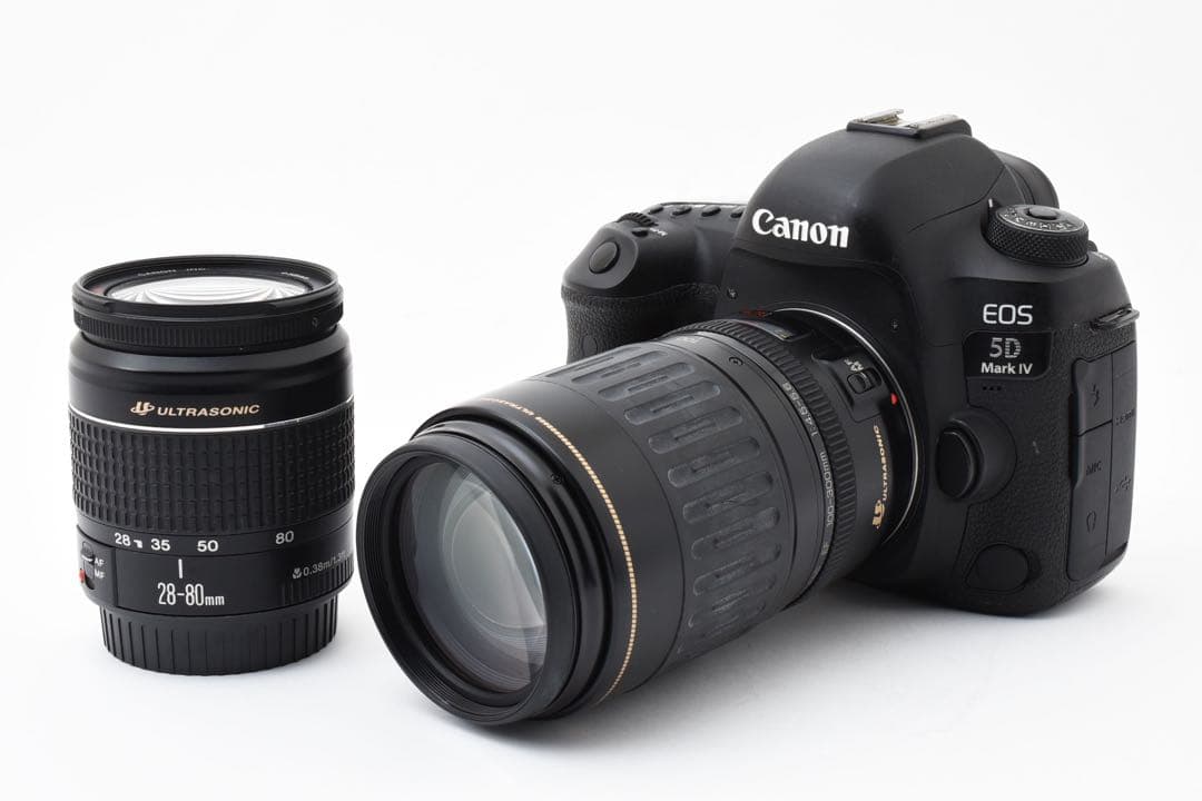 一眼レフカメラ/Canon EOS 5D Mark IV標準&望遠レンズセット