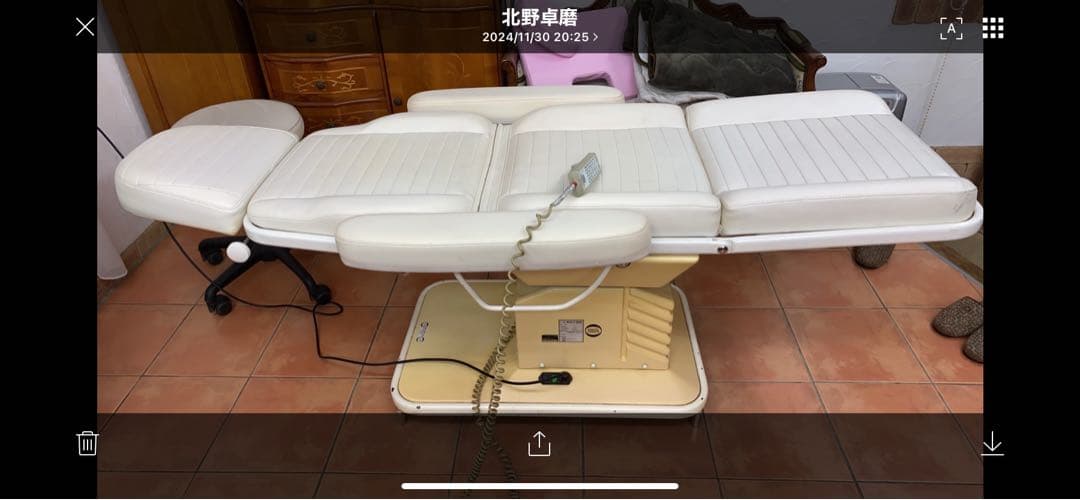 電動エステベッド　ドイツ製IONT-COMED製造　直接引き取り限定