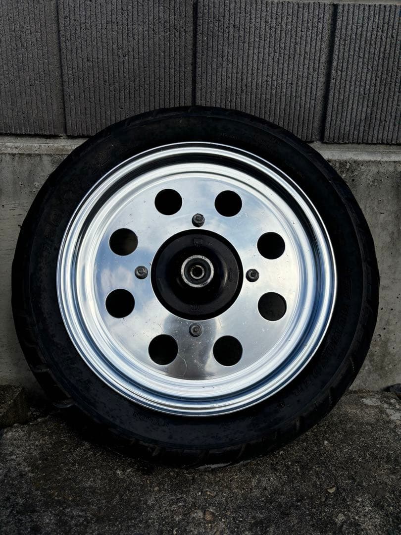 ニ*チ様 エイプ50 エイプ100 アルミホイール　前後セット　12インチ