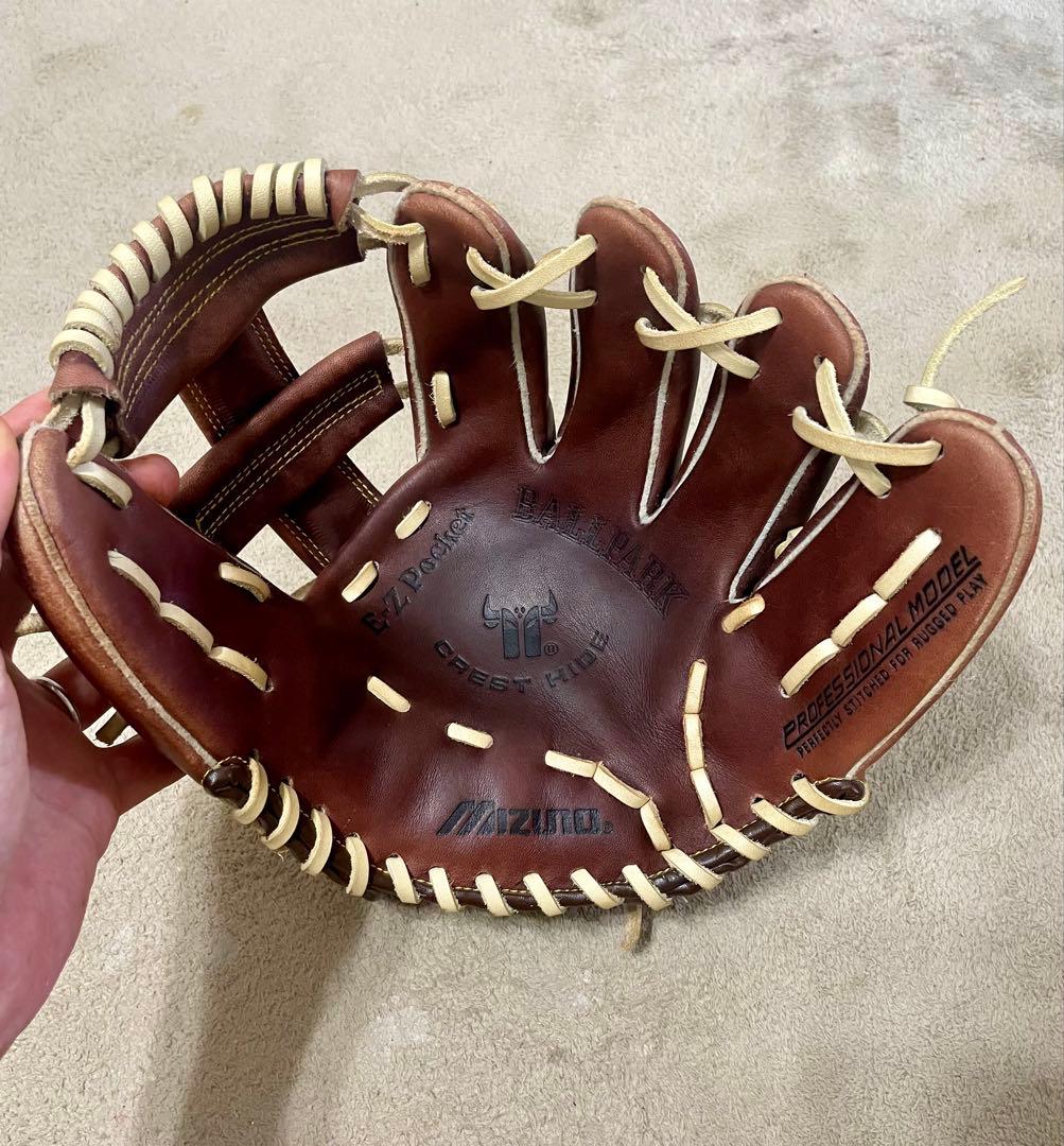 ※レア品（当時物）　美品　ミズノ　ワールドウィン　軟式内野手用グローブ