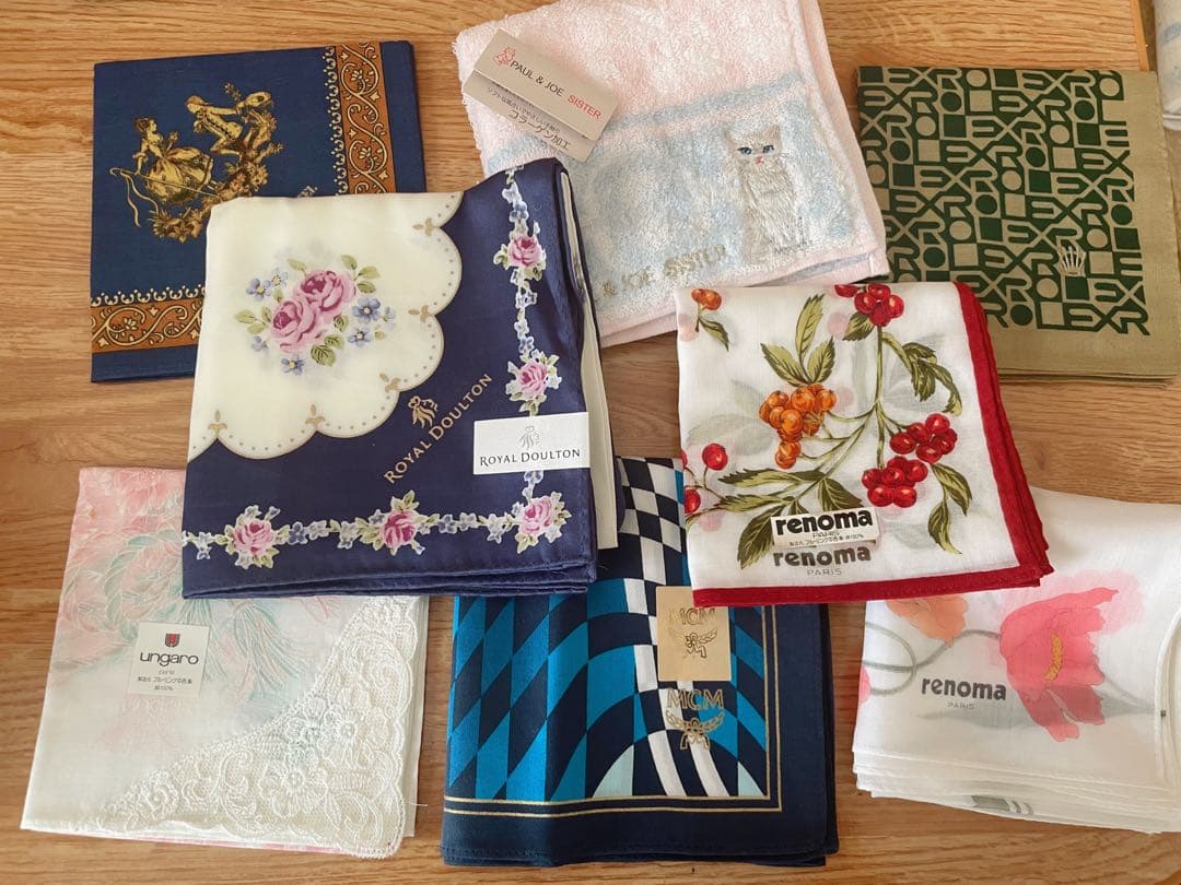 ★LANVIN ニナリッチ ハンカチ 大量セット Valentino MARNI