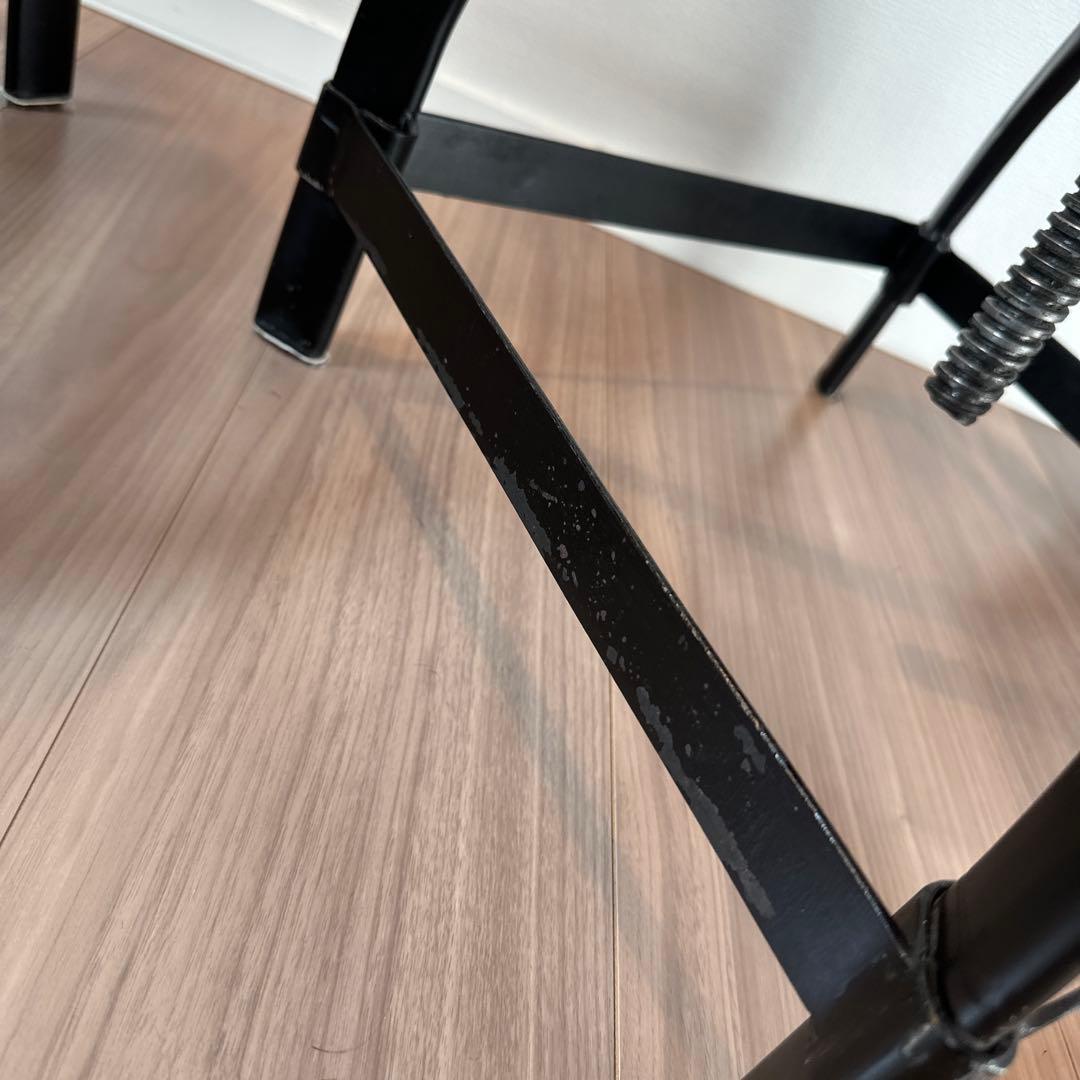 アンティークスツール 高さ調整可能 2脚セット