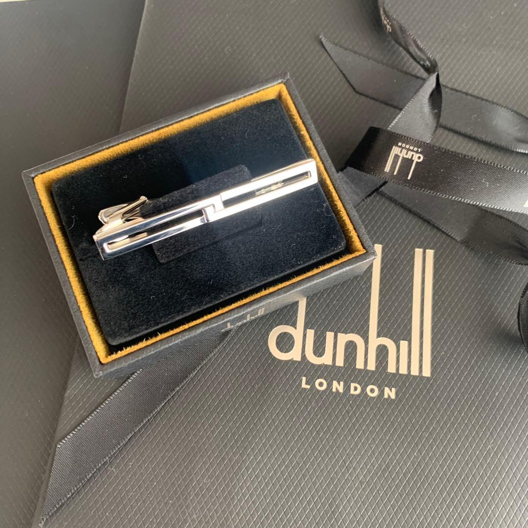 dunhill シルバー ネクタイピン　エイト