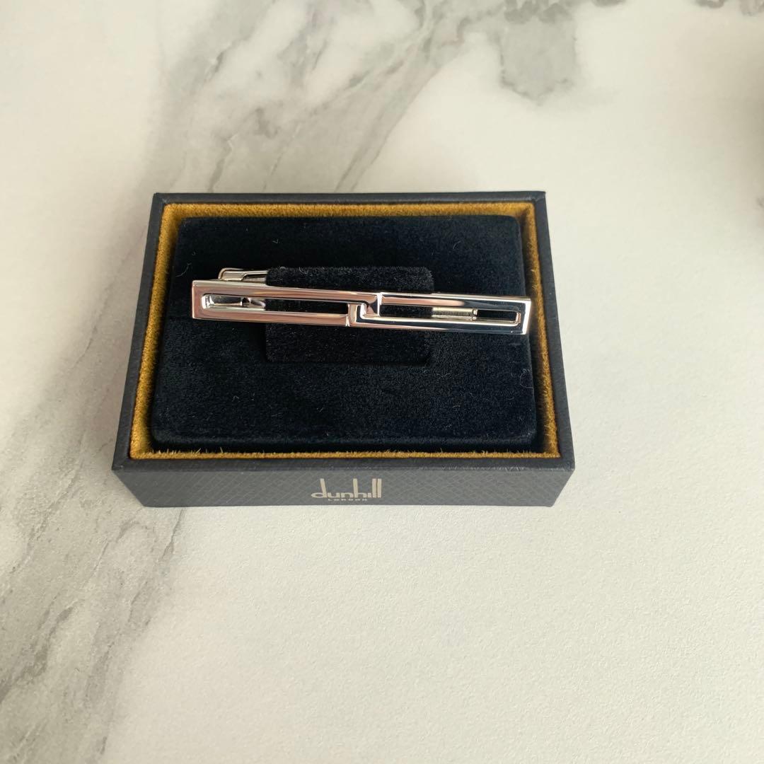 dunhill シルバー ネクタイピン　エイト