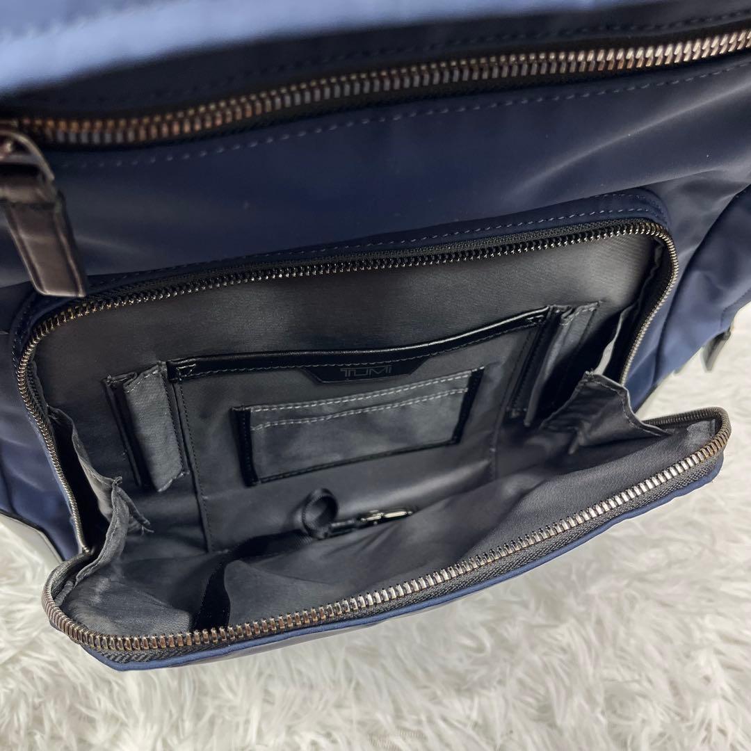 TUMI WARREN HARRISON BACKPACK NAVY 定価10万