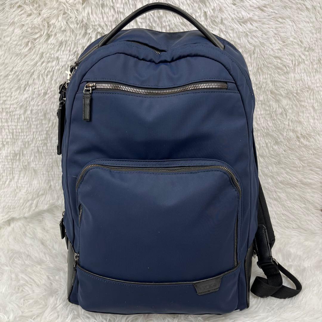 TUMI WARREN HARRISON BACKPACK NAVY 定価10万