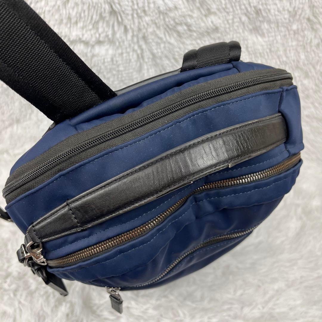 TUMI WARREN HARRISON BACKPACK NAVY 定価10万