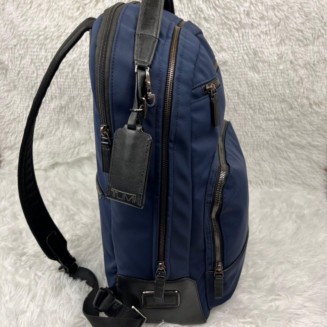TUMI WARREN HARRISON BACKPACK NAVY 定価10万