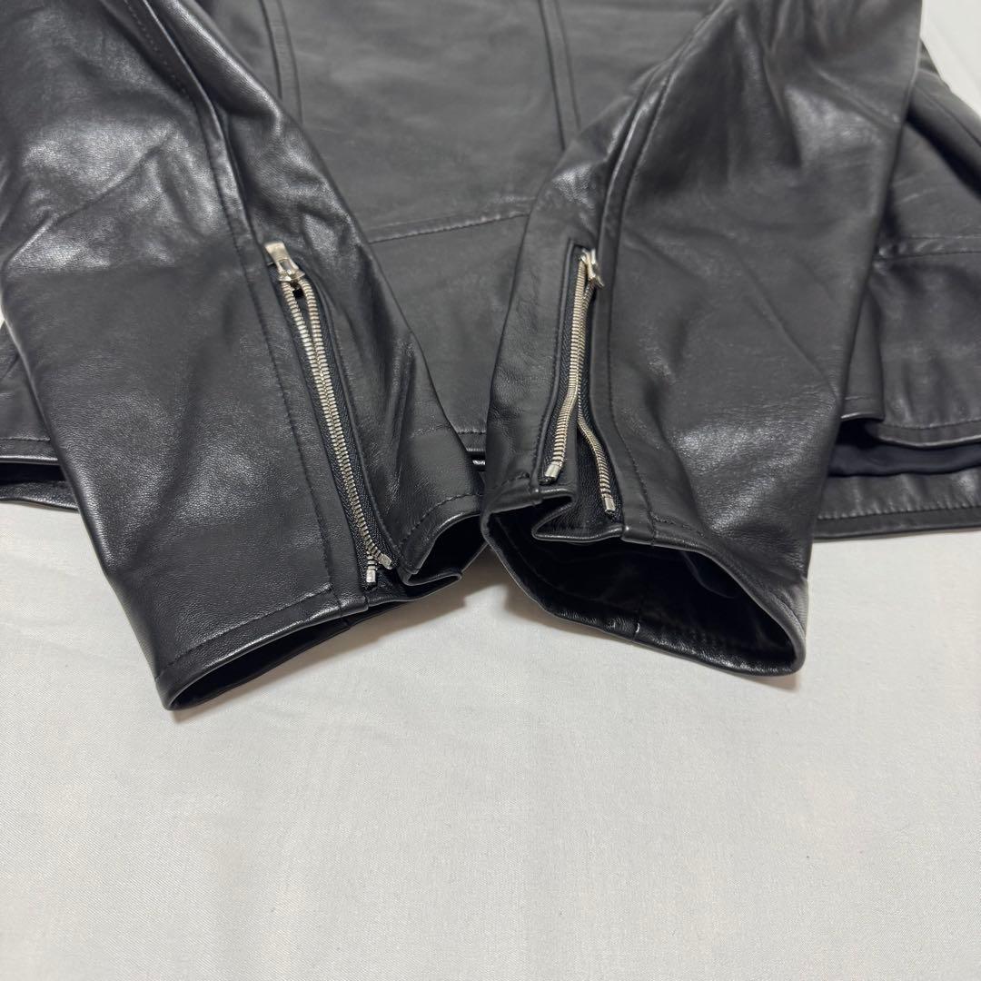 美品✨　エストネーション　ライダース　シングル　ラムレザー　ESTNATION