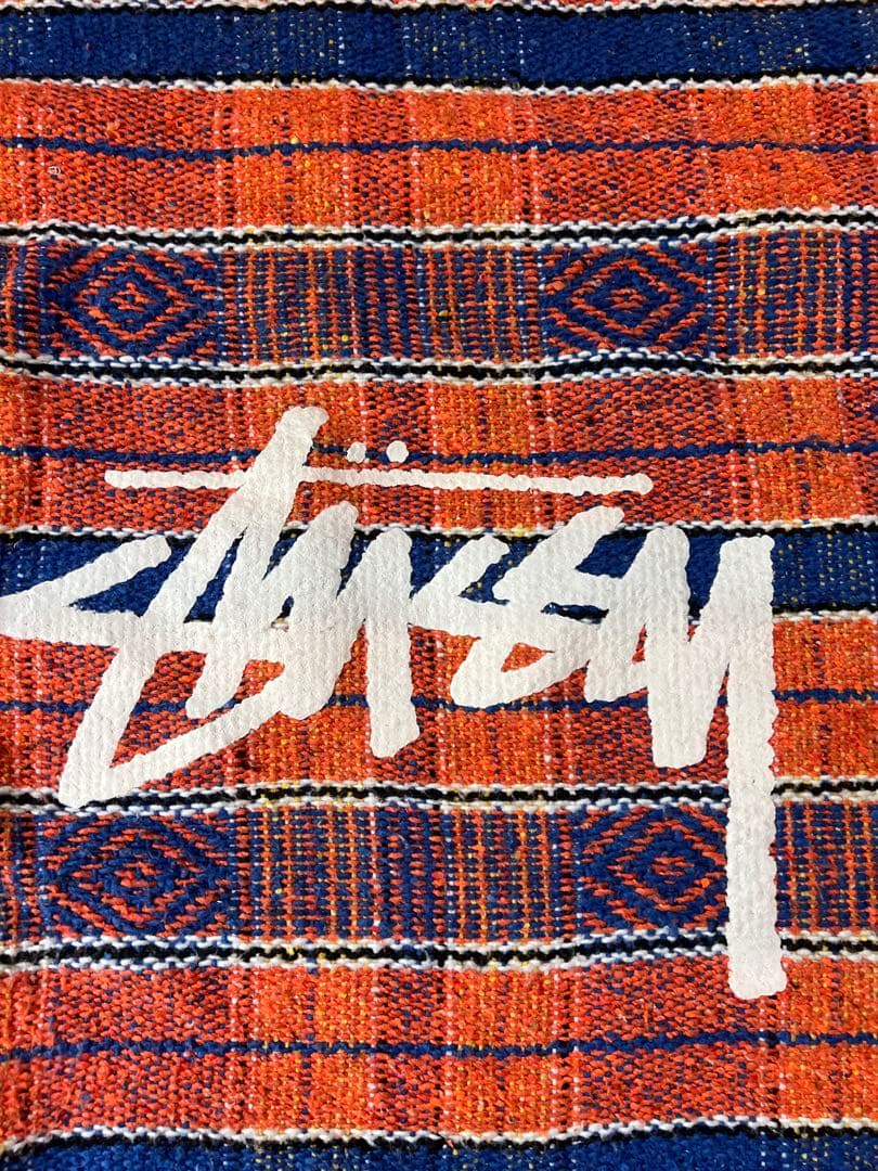 【希少】STUSSY 大判メキシカンラグ マット ブランケット