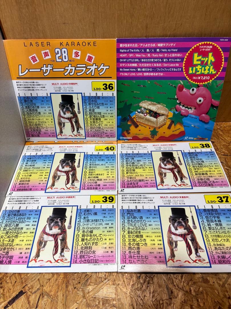 レーザーカラオケ システム LK-P11 パイオニア マイク2本 ソフト6本付き
