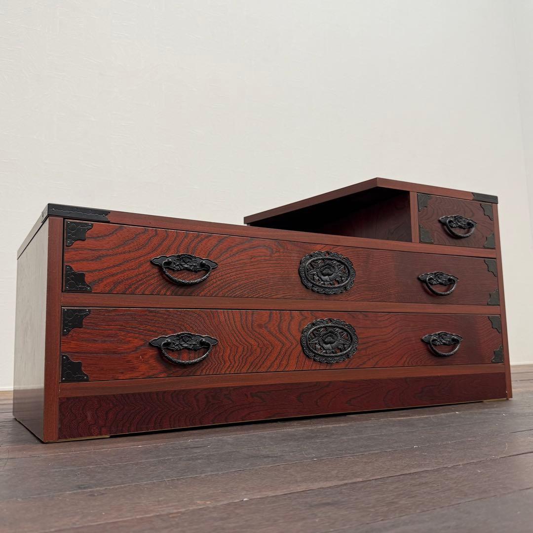 H110K10 民芸調箪笥 ローボード ローチェスト