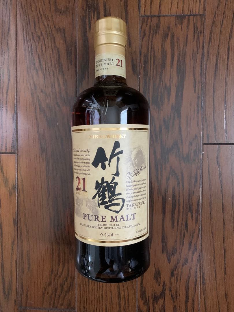 竹鶴 21年 ピュアモルト 未開栓 箱あり NIKKA ニッカ700ml