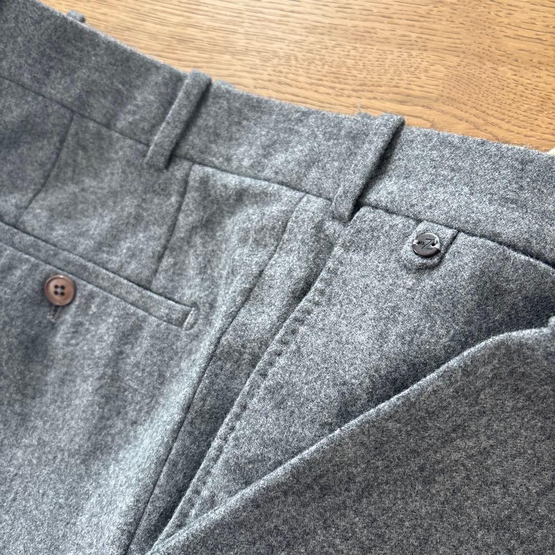 BERNARD ZINS ベルナール・ザンス　ウールスラックス　グレー