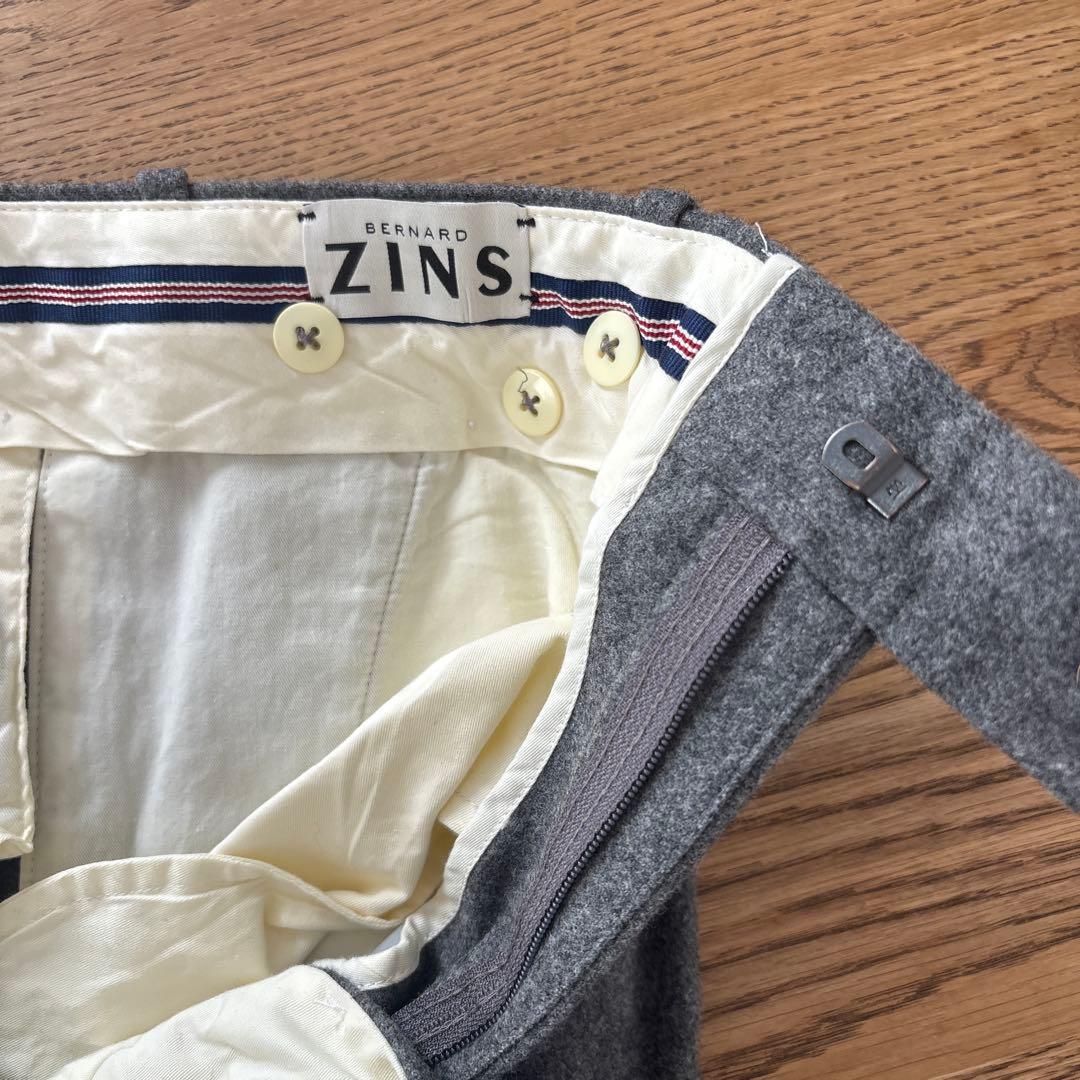 BERNARD ZINS ベルナール・ザンス　ウールスラックス　グレー