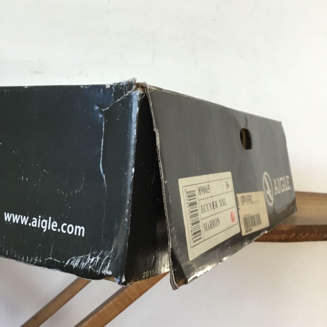 『訳あり』エーグル【新品】36（23ｃｍ）フランス製/デッドストック　ブラウン
